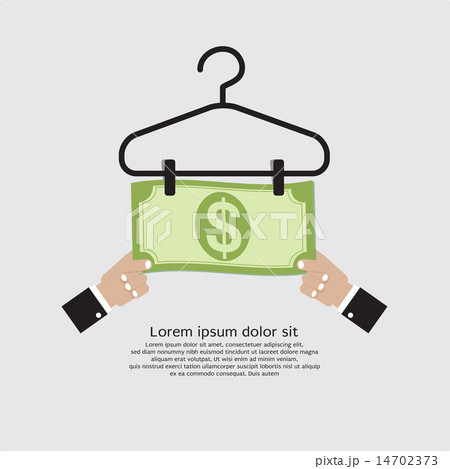 Bank Note Dry On Clothes Hanger Finance Bank Note Dry On Clothes Hanger Finance 14702373