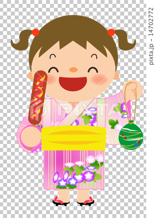 女孩穿著浴衣_悠悠釣魚·法蘭克福 女孩穿著浴衣_悠悠釣魚·法蘭克福 14702772