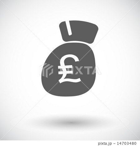 Pound sterling flat icon. 14703480