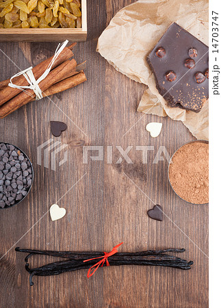 Ingredients for baking chocolate Ingredients for baking chocolate 14703747