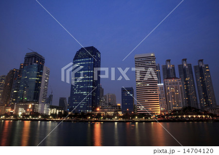 Bangkok city at twilight 14704120
