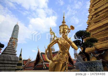 Golden Kinnaree , Wat Pra Kaew Golden Kinnaree , Wat Pra Kaew 14704400