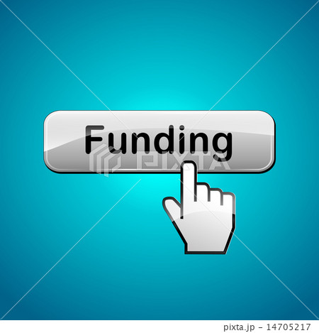 Vector funding button Vector funding button 14705217