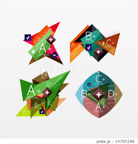Paper graphics infographic web layouts Paper graphics infographic web layouts 14705286