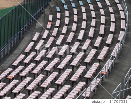 野球場の観客席の写真素材
