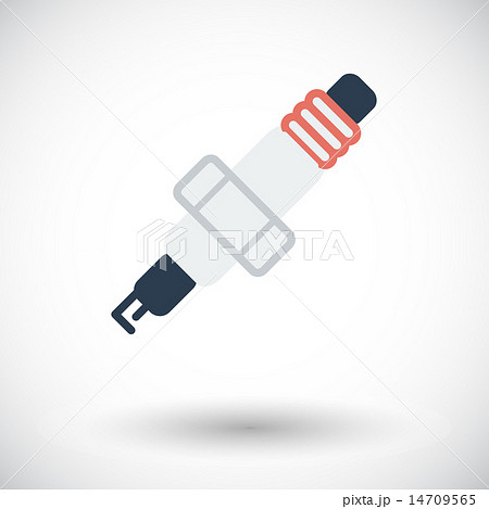 Sparkplug single icon. Sparkplug single icon. 14709565