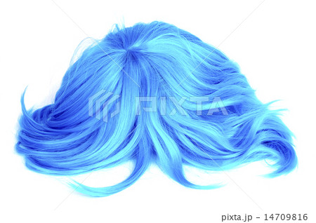 long-haired blue wig 14709816