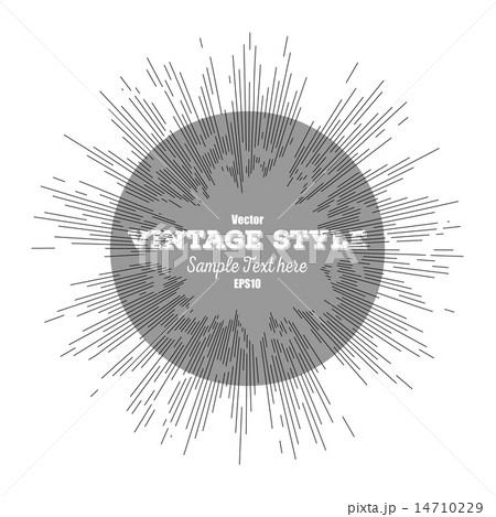 Vintage style star burst, retro element for your design, vector illustration Vintage style star burst, retro element for your design, vector illustration 14710229