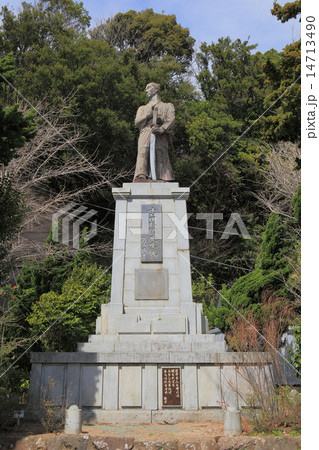 吉田松陰の石像 14713490