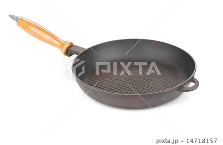 Black frying pan. 14718157