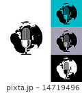 microphone and globe 14719496
