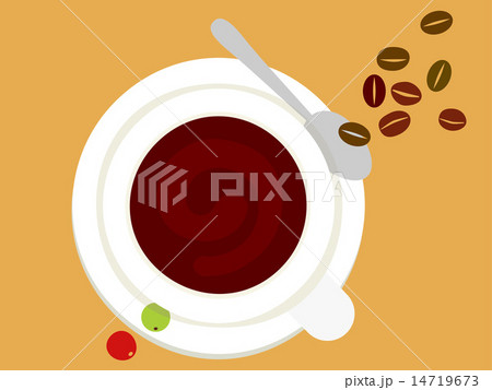 コーヒーとコーヒー豆 14719673