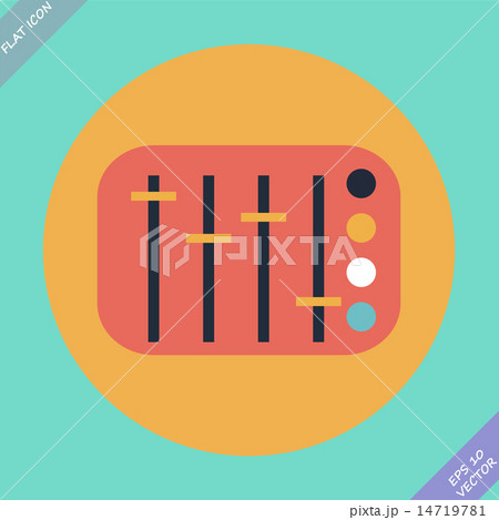 Mixing console faders - vector illustration Mixing console faders - vector illustration 14719781