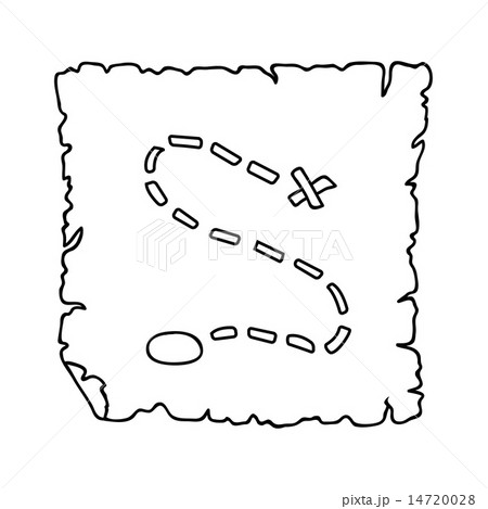 Vector doodle vintage map 14720028