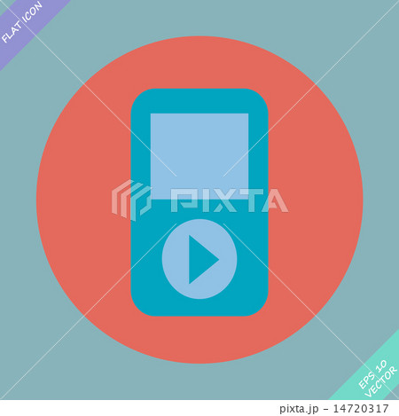 Portable musical player - vector illustration. Portable musical player - vector illustration. 14720317