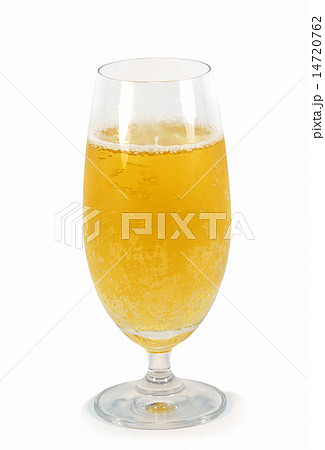 Glass of beer isolated on white background. 14720762