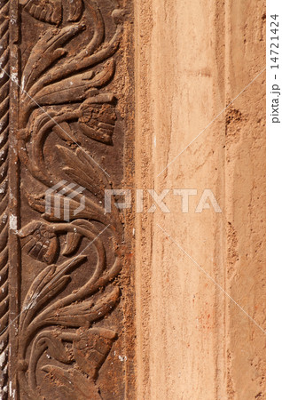 Detail decorative of Dauji Ki Kothi in Orchha 14721424