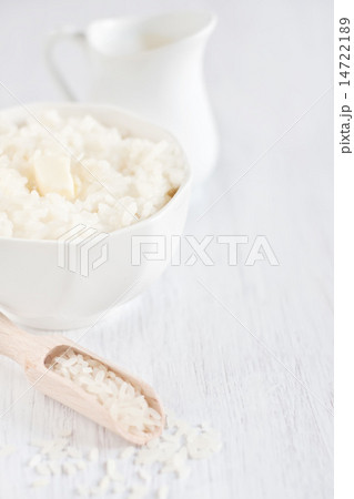 Rice porridge background Rice porridge background 14722189