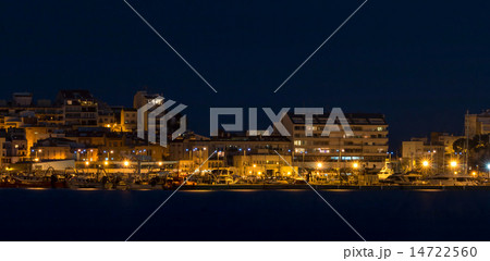 At night in the Costa Brava,Palamos (Spain) 14722560