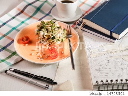 salad for breakfast  14723501