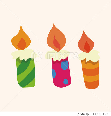 birthday candle theme elements vector,eps 14726157
