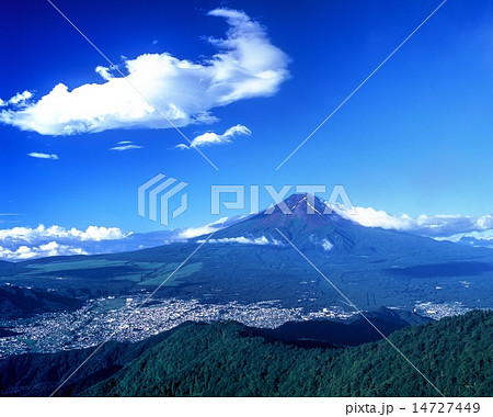 浮雲と富士山 14727449