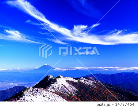 浮雲と富士山 14727454