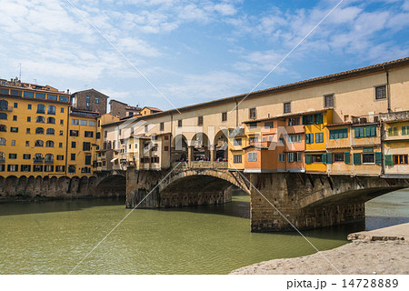 イタリア フィレンツェ ヴェッキオ橋 イタリア フィレンツェ ヴェッキオ橋 14728889