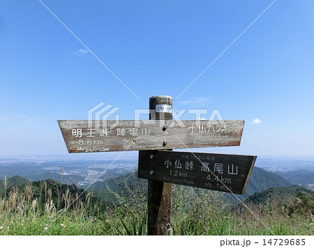 景信山の標識 景信山の標識 14729685