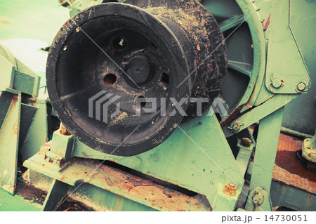 Bow anchor winch fragment with black shaft Bow anchor winch fragment with black shaft 14730051