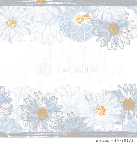 Hand made elegance fresh floral seamless banner. Hand made elegance fresh floral seamless banner. 14730172