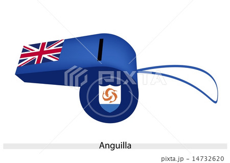 A Beautiful Blue Whistle of Anguilla Flag 14732620