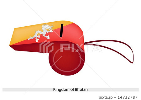 Orange and Yellow Colors on Bhutan Whistle