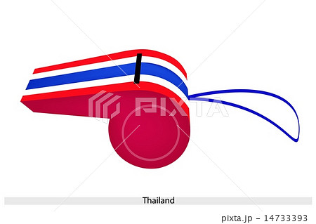 Red, White and Blue Stripe on Thai Whistle Red, White and Blue Stripe on Thai Whistle 14733393
