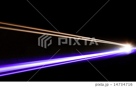 Light tralight trails in tunnel Light tralight trails in tunnel 14734716