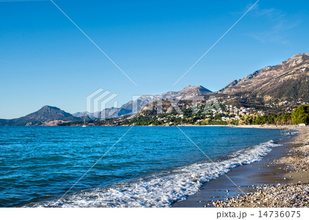 The landscape of the Adriatic coast. Montenegro The landscape of the Adriatic coast. Montenegro 14736075