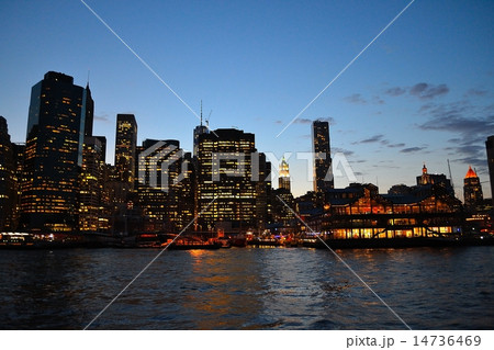 Sunset at the financial district Sunset at the financial district 14736469