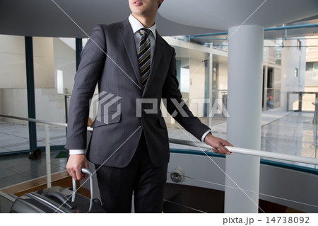 ビジネス　男性　外出　出張　外回り　時計 14738092