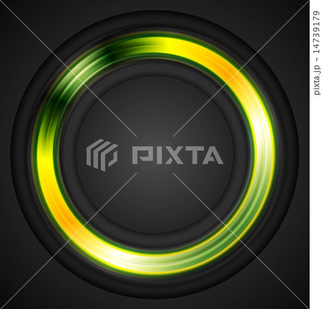 Bright glowing circle vector logo Bright glowing circle vector logo 14739179
