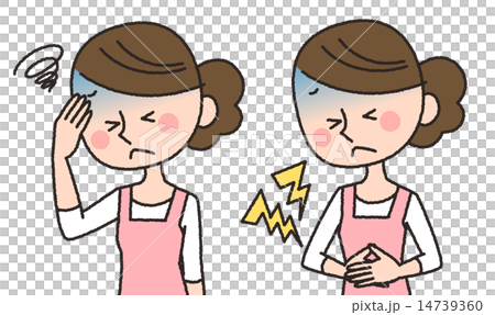 女性　体調不良 14739360