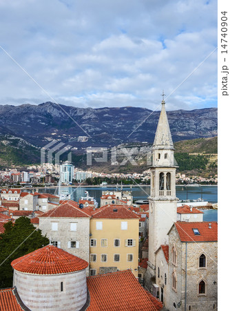 Old town center of Budva, Montenegro 14740904