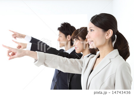 ビジネスマン　ビジネスウーマン 14743436