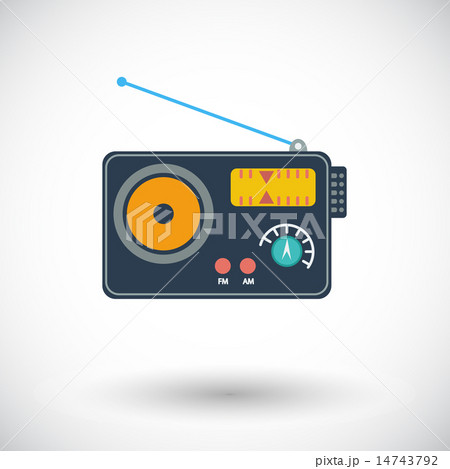 Radio single icon. 14743792