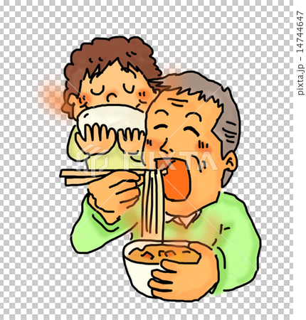 うどん/ラーメン/そうめん/麺類/食べる/お昼ごはん/そば 14744647