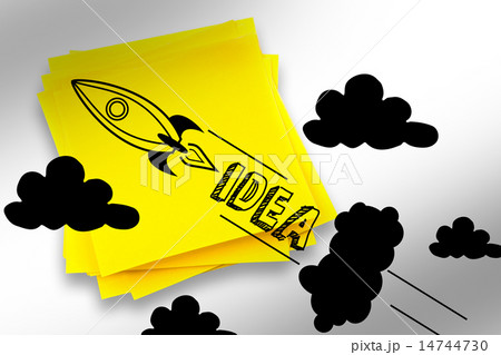 Composite image of idea and innovation graphic 14744730