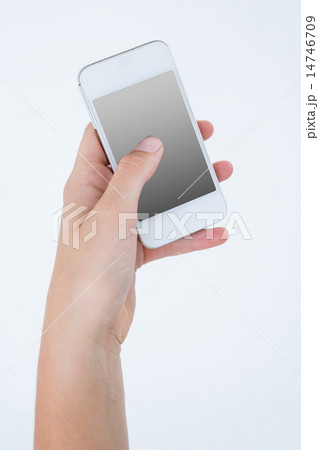 Hand showing smartphone 14746709