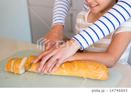 Happy family preparing lunch together 14746845