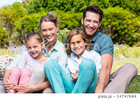 Happy parents with their children 14747684