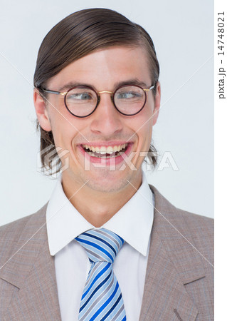 Funny geeky businessman Funny geeky businessman 14748021