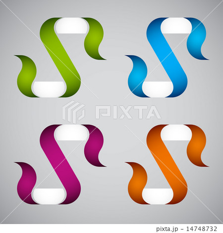 ornate letter S icons 14748732